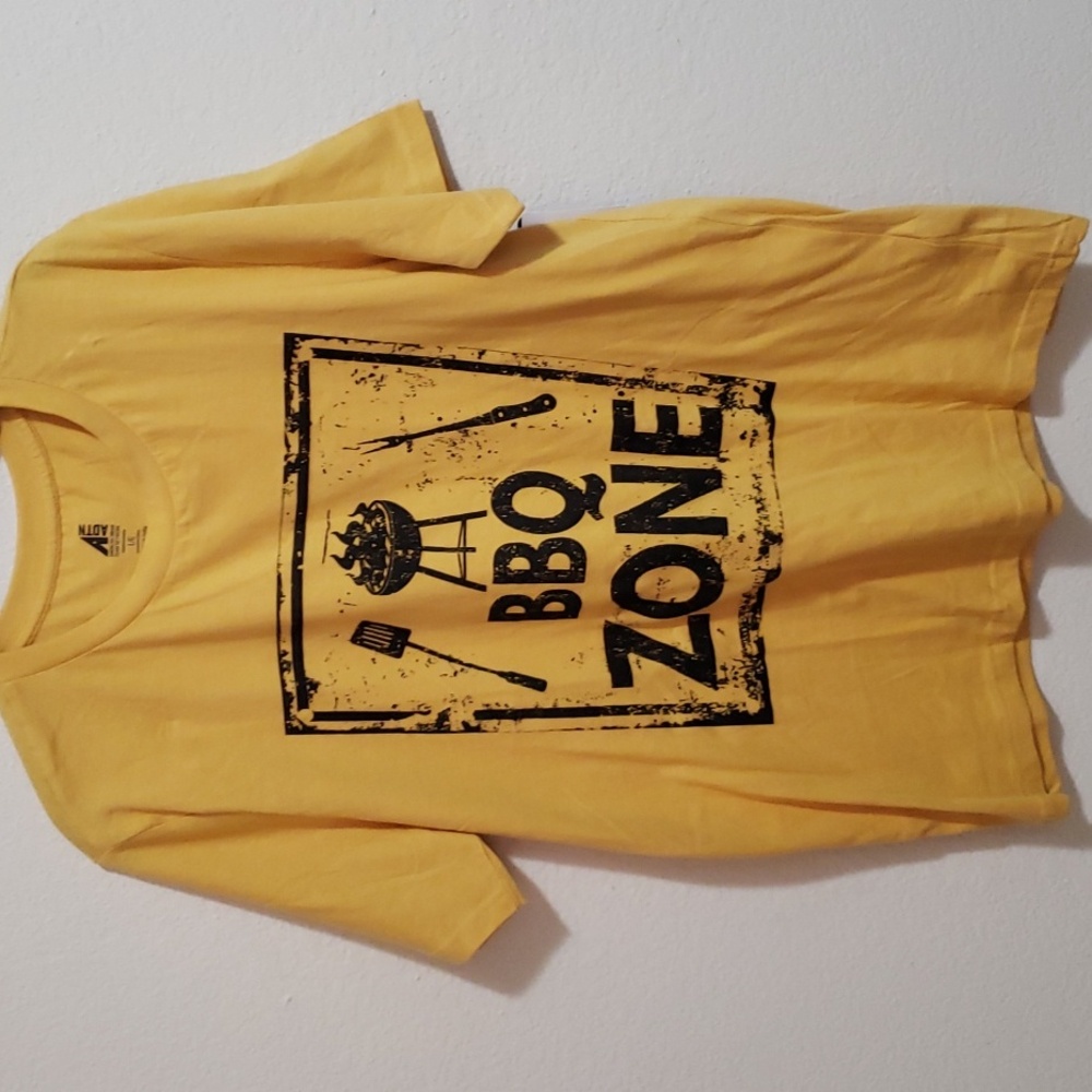 ADTN American Dream Yellow T-Shirt 100%cotton